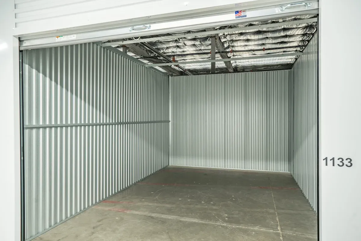 Interior of U-Stor-It self storage facility.