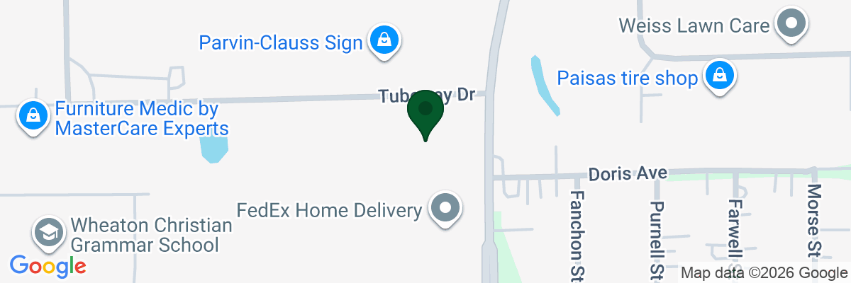 Map showing facility locations